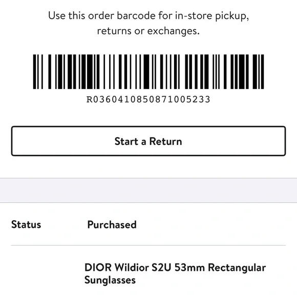 Dior Blue Sunglasses - Picture 4 of 12